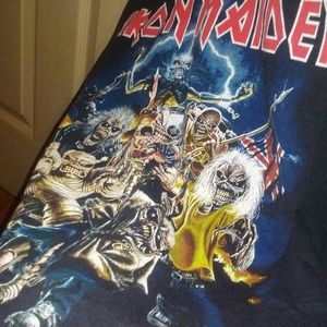 Vintage iron maiden t shirt